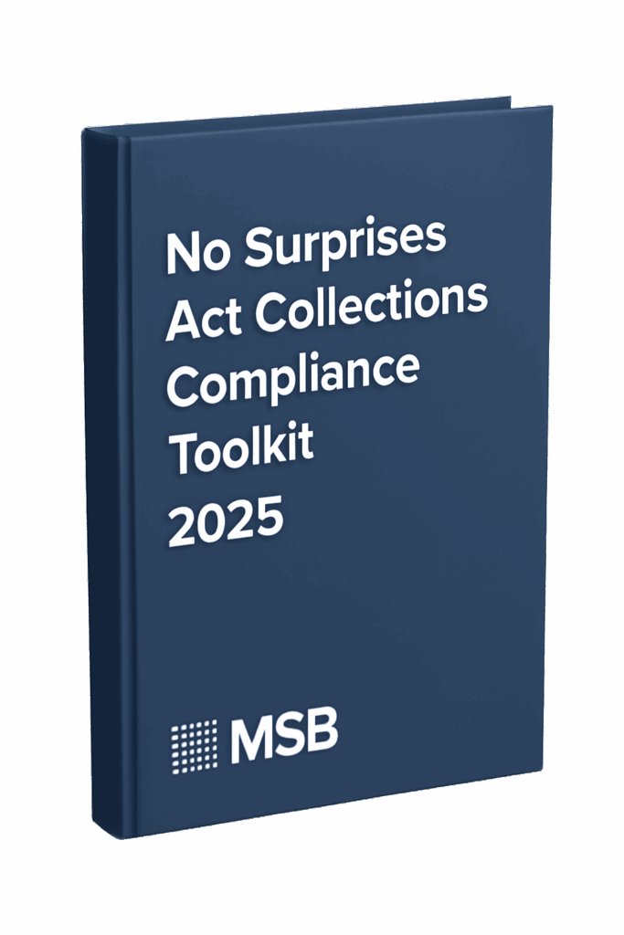 No Surprises Act Collections Compliance Toolkit