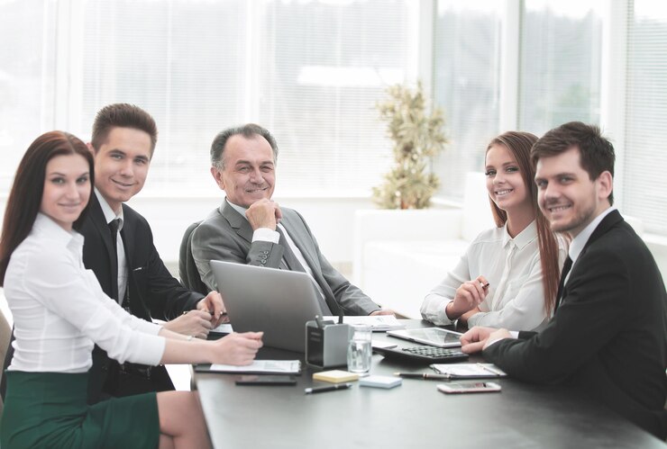 portrait successful business team workplace 160672 26609